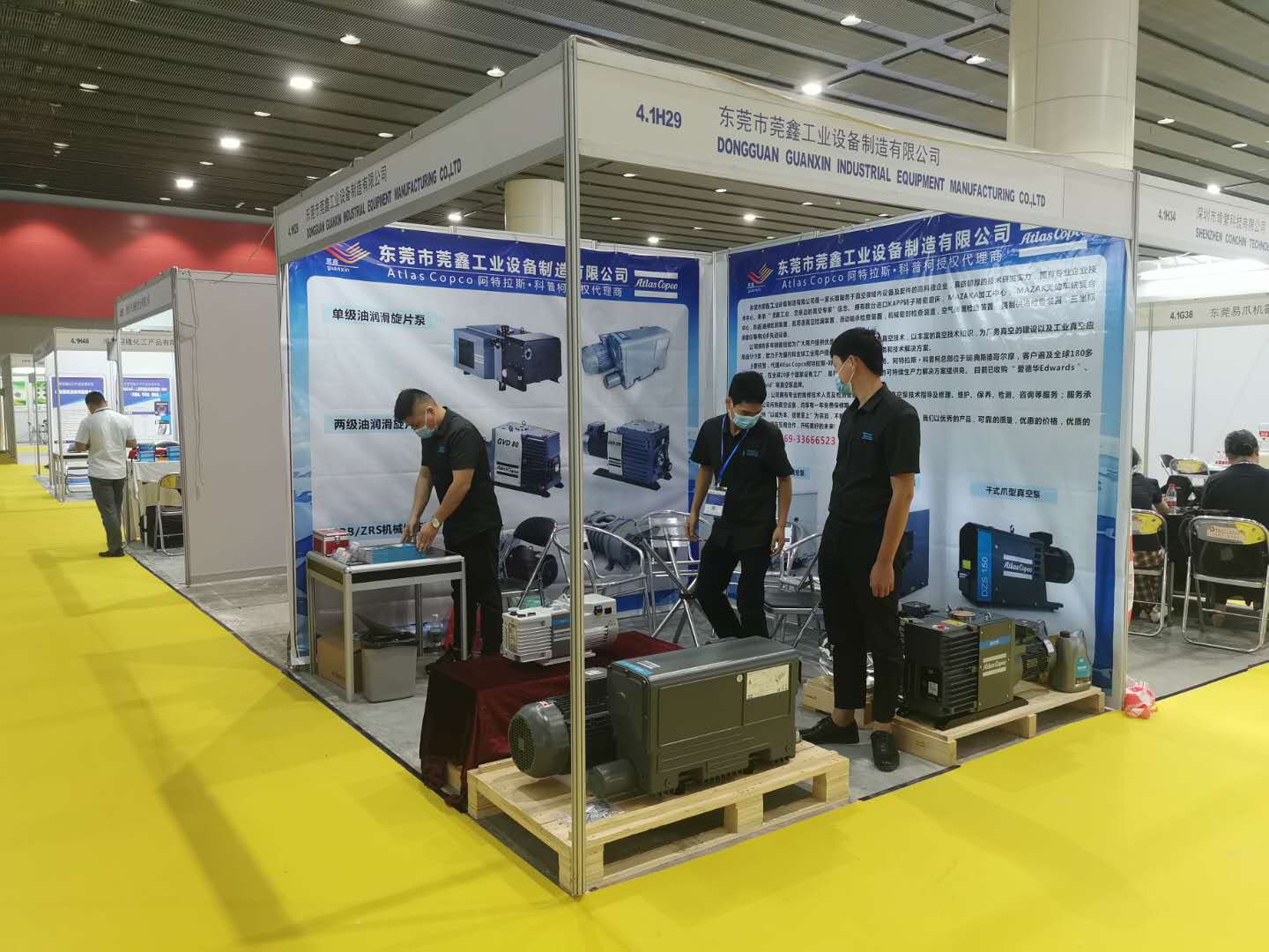莞鑫工業參展2020年廣州國際真空鍍膜技術展會現場盛況！